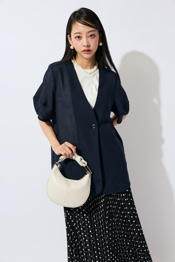 [予約]メッシュパフスリーブシアージャケット