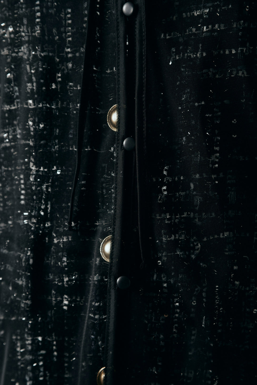 [予約]2wayチュールレイヤードツイードジャケット