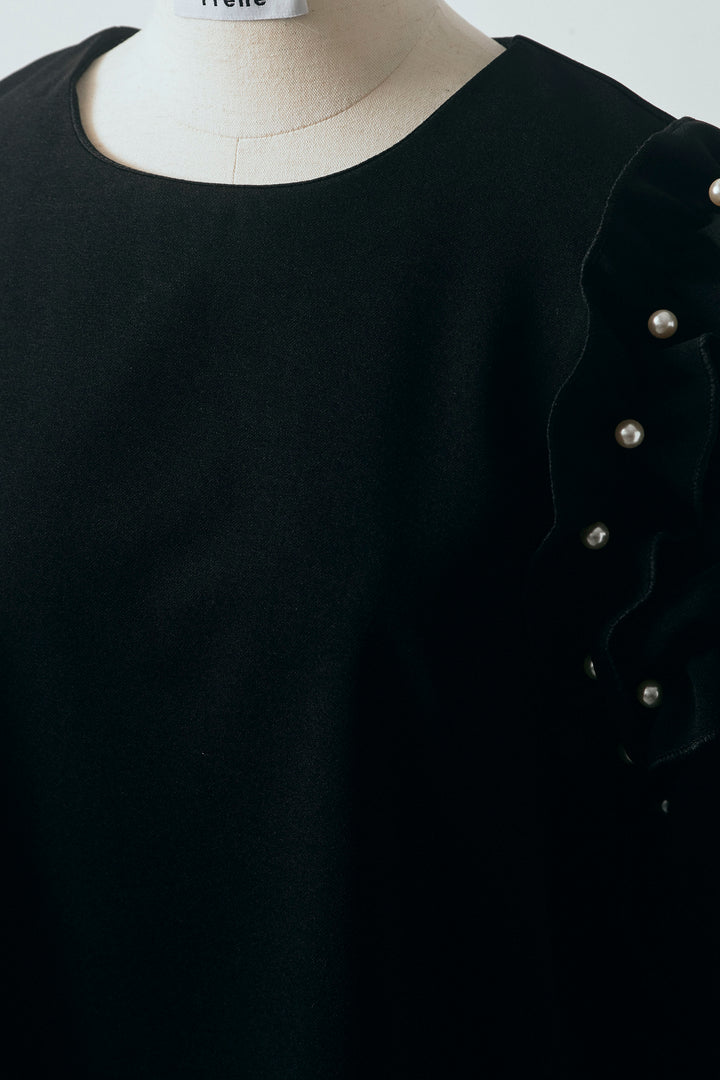 [予約]フリルパールコンシャスブラウス