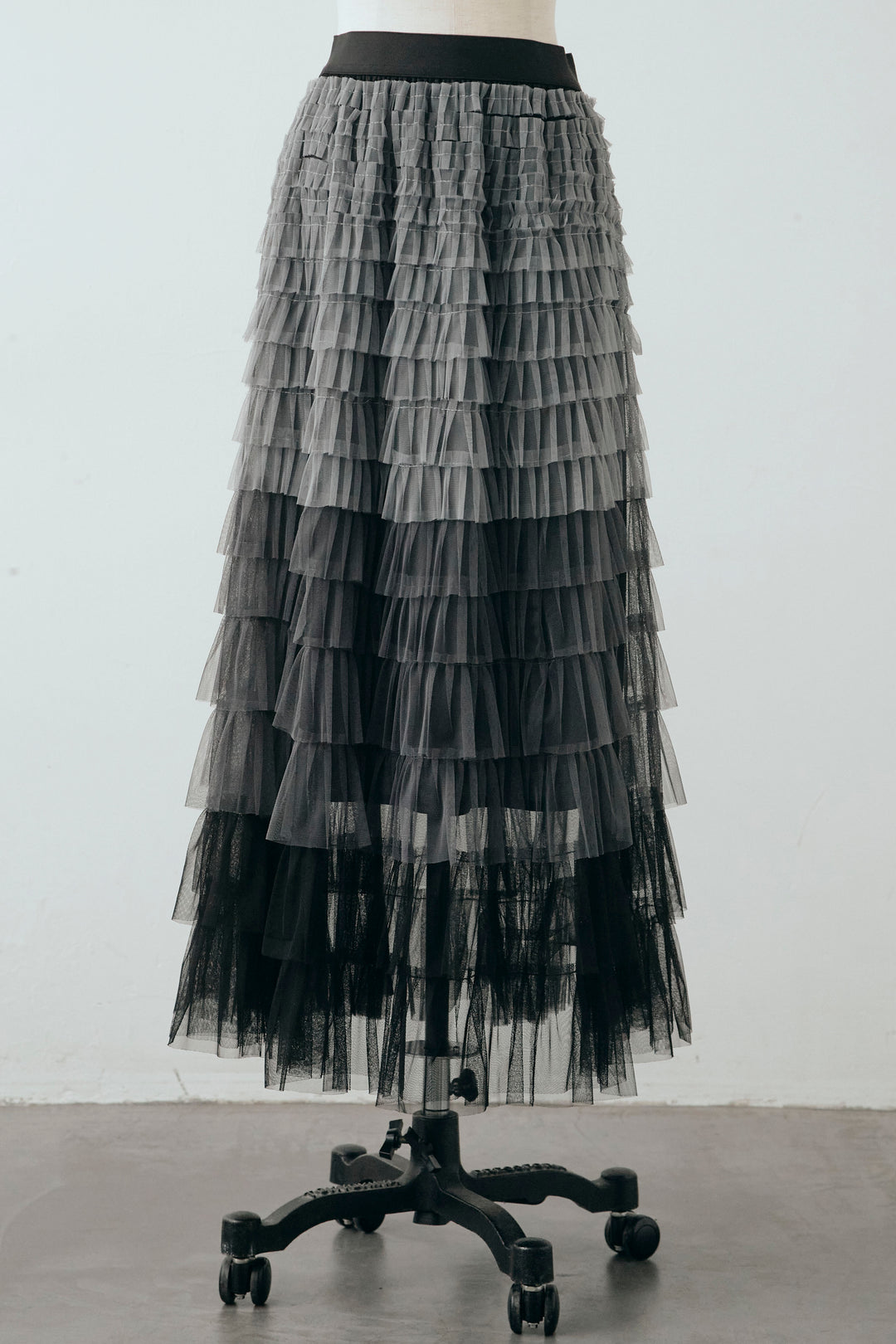 [予約]グラデーションチュールティアードスカート