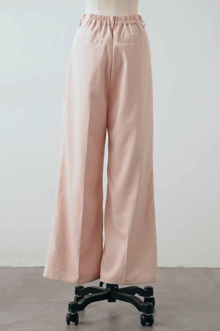 [予約]スプリングカラータックストレートパンツ