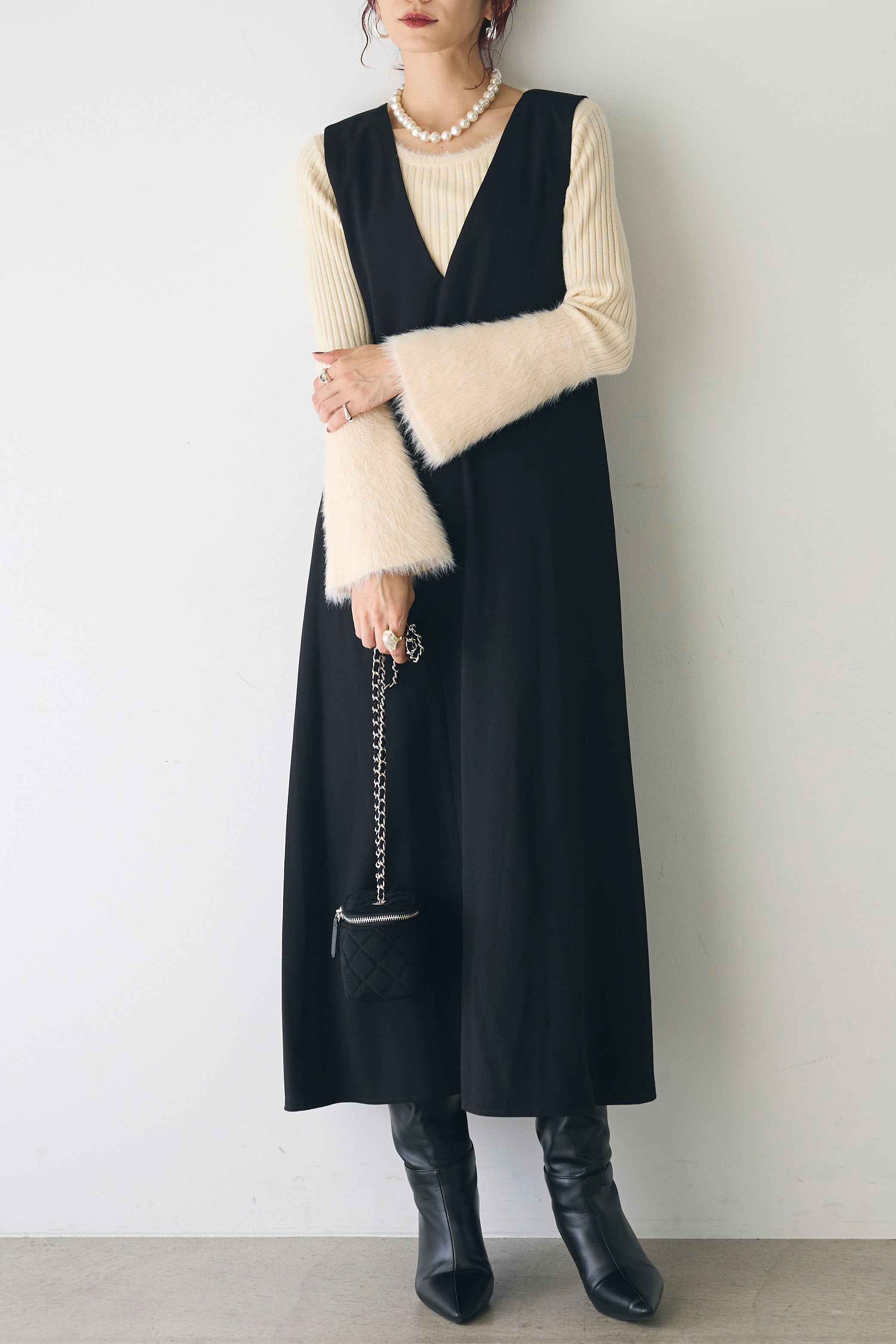 予約]Vネック美ラインジャンスカ – Frene