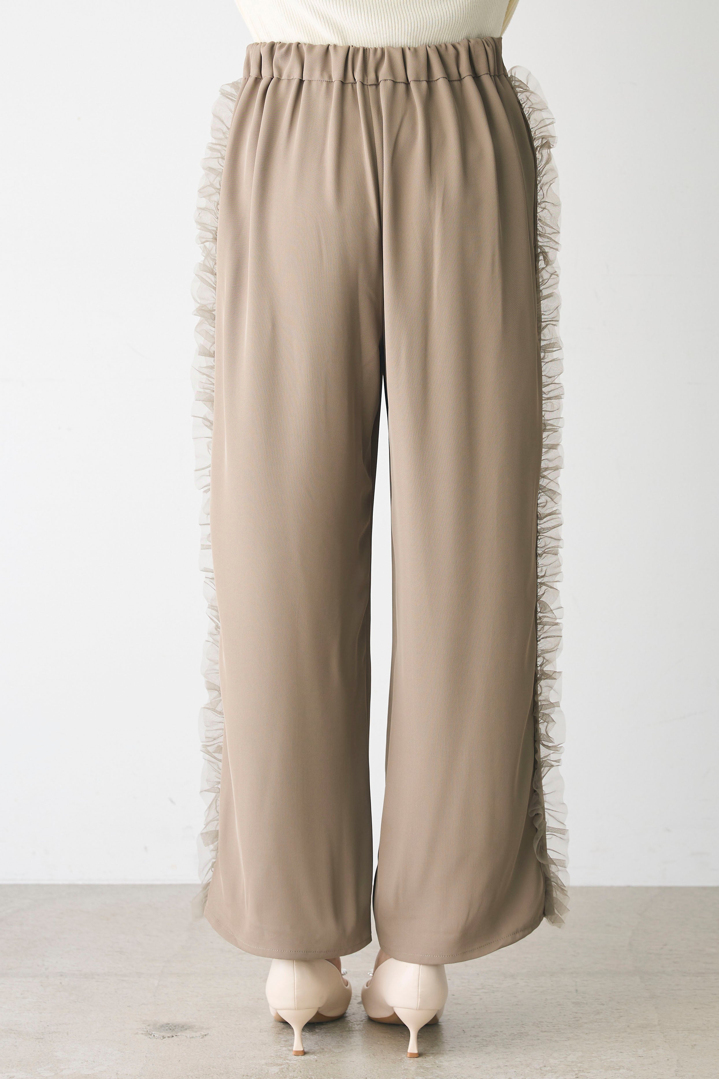 rurumu:（ルルムウ）の「rurumu:/ルルムウ/lace-up frill PT（その他パンツ）」 - WEAR