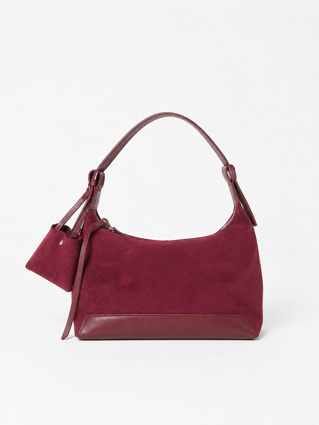 [予約]ワンハンドルスウェードライクLADYBAG