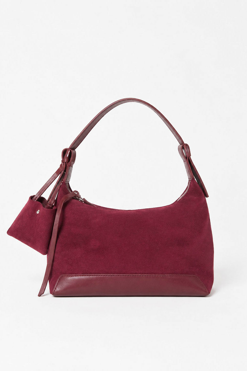 [予約]ワンハンドルスウェードライクLADYBAG