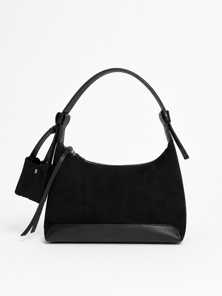 [予約]ワンハンドルスウェードライクLADYBAG