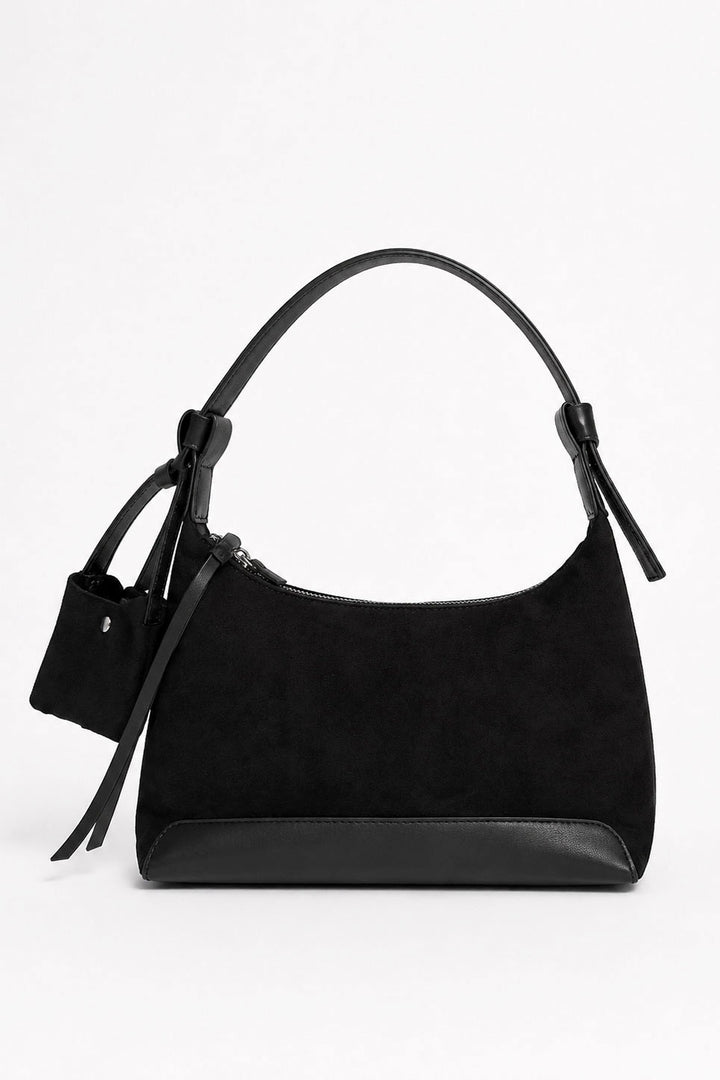 [予約]ワンハンドルスウェードライクLADYBAG