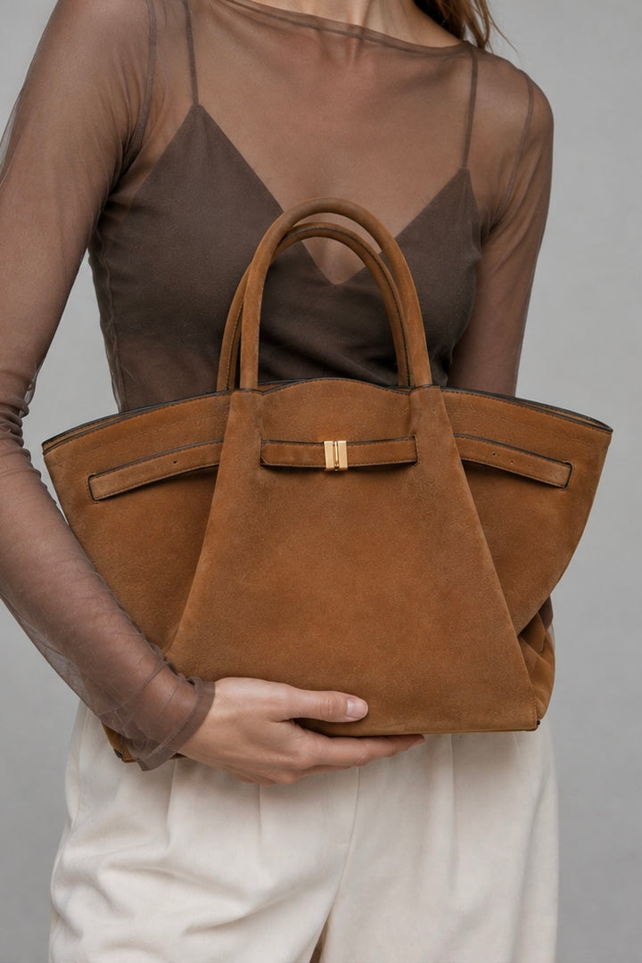 [予約]スウェードライクソフトトートBAG