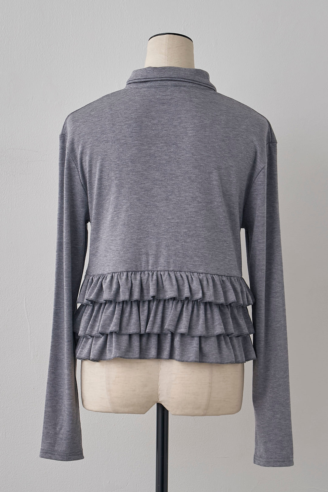 [予約]フリルヘムポロカラープルオーバー