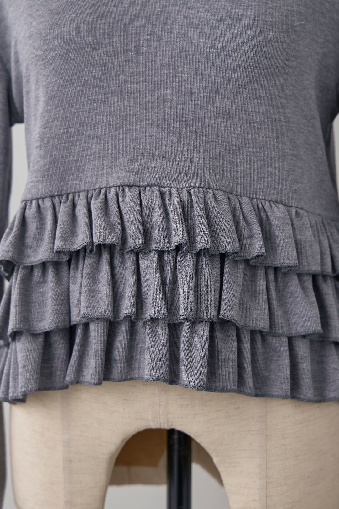 [予約]フリルヘムポロカラープルオーバー