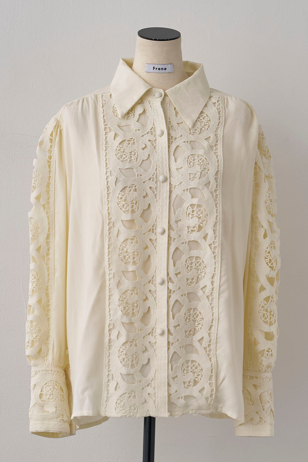 [予約]ヴィンテージライクレースシャツセットアップ