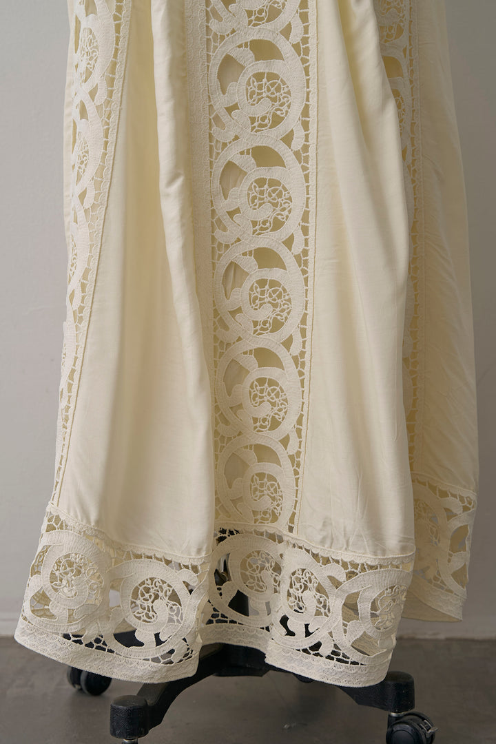 [予約]ヴィンテージライクレースシャツセットアップ