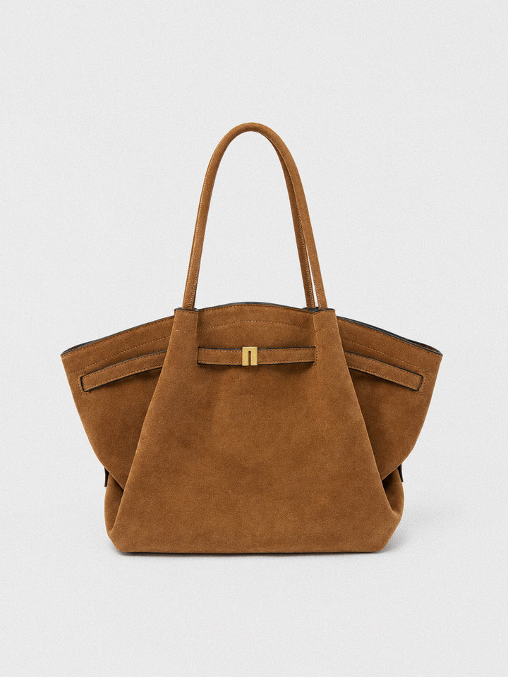 [予約]スウェードライクソフトトートBAG