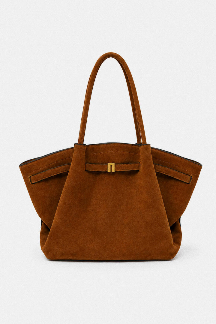 [予約]スウェードライクソフトトートBAG