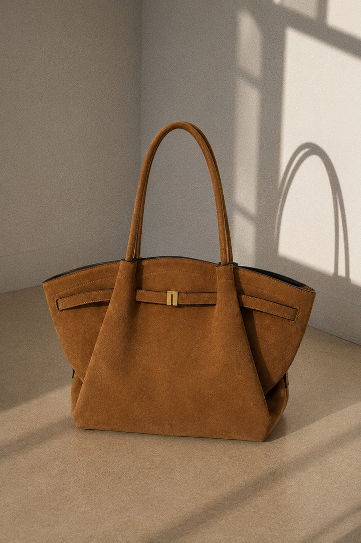 [予約]スウェードライクソフトトートBAG