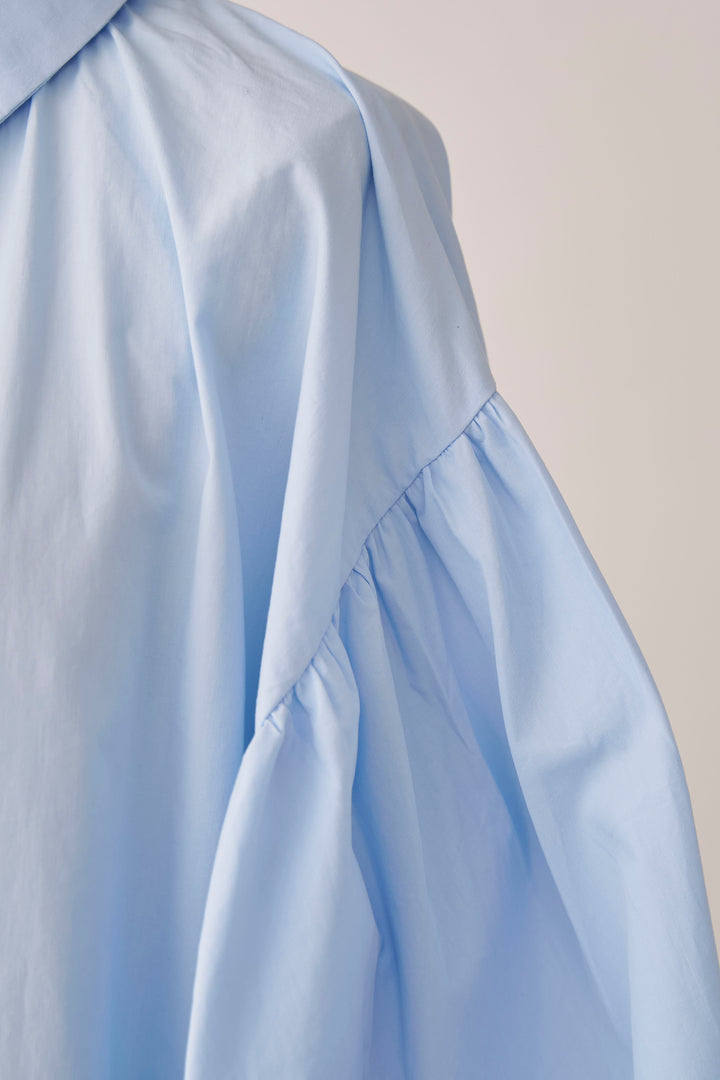 [予約]ワイドスリーブドロストクロップドシャツ