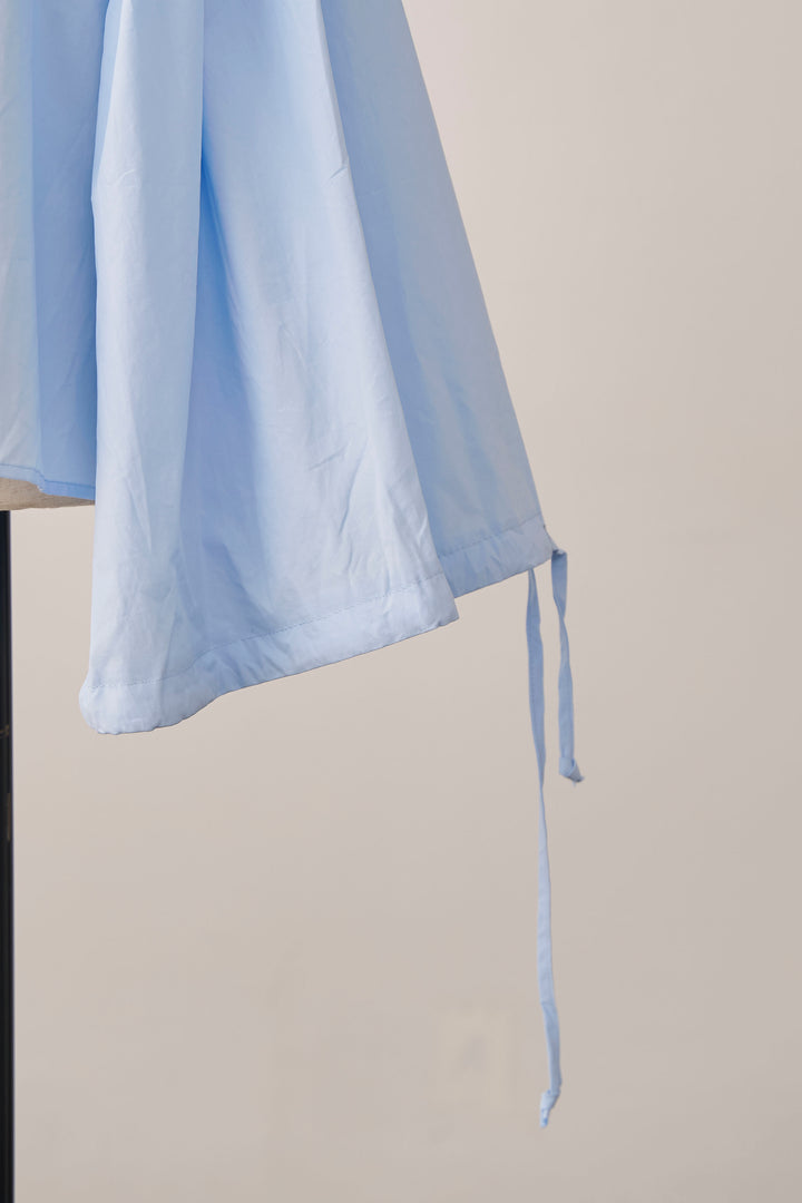 [予約]ワイドスリーブドロストクロップドシャツ