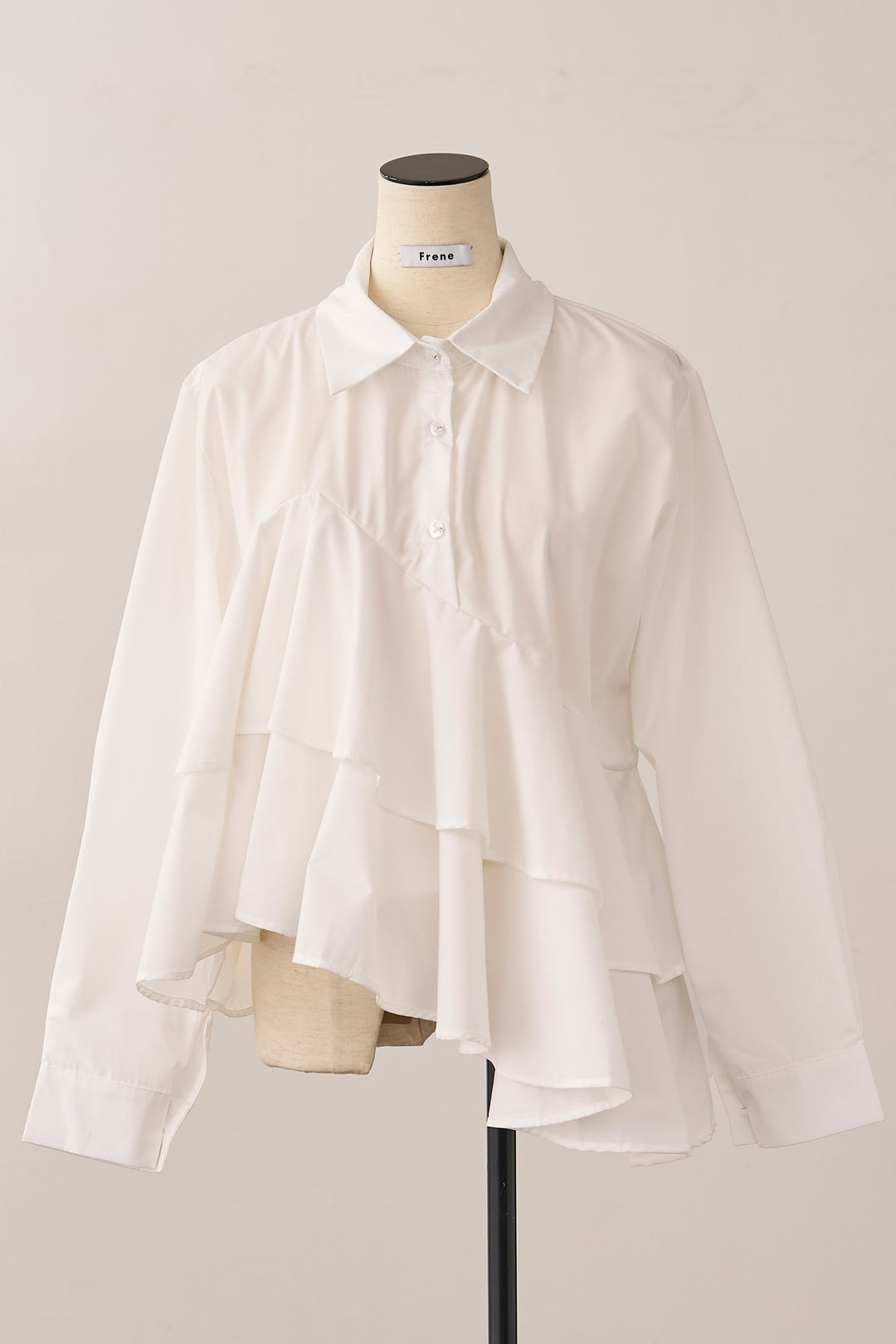 [予約]アシメフリルティアードシャツ