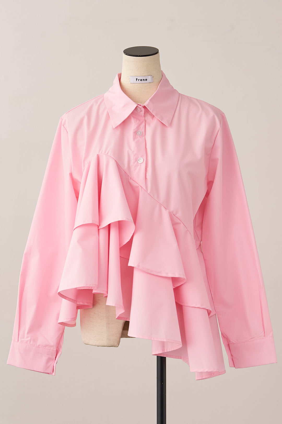 [予約]アシメフリルティアードシャツ