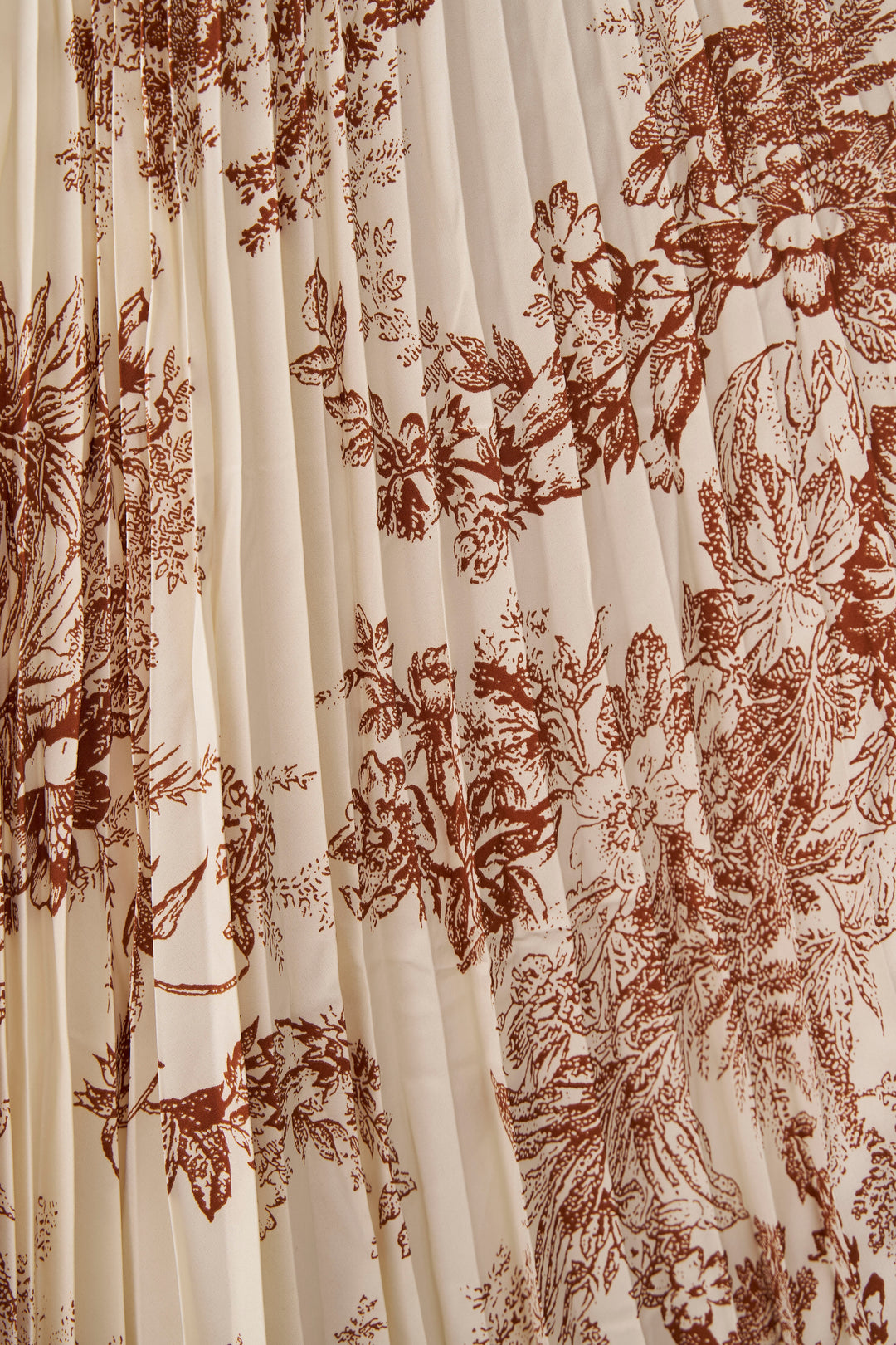 [予約]モノトーントワル柄プリーツスカート