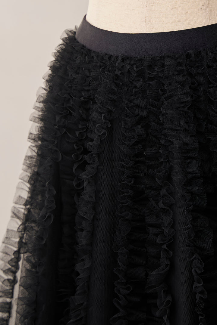 [予約]Iラインホイップチュールスカート