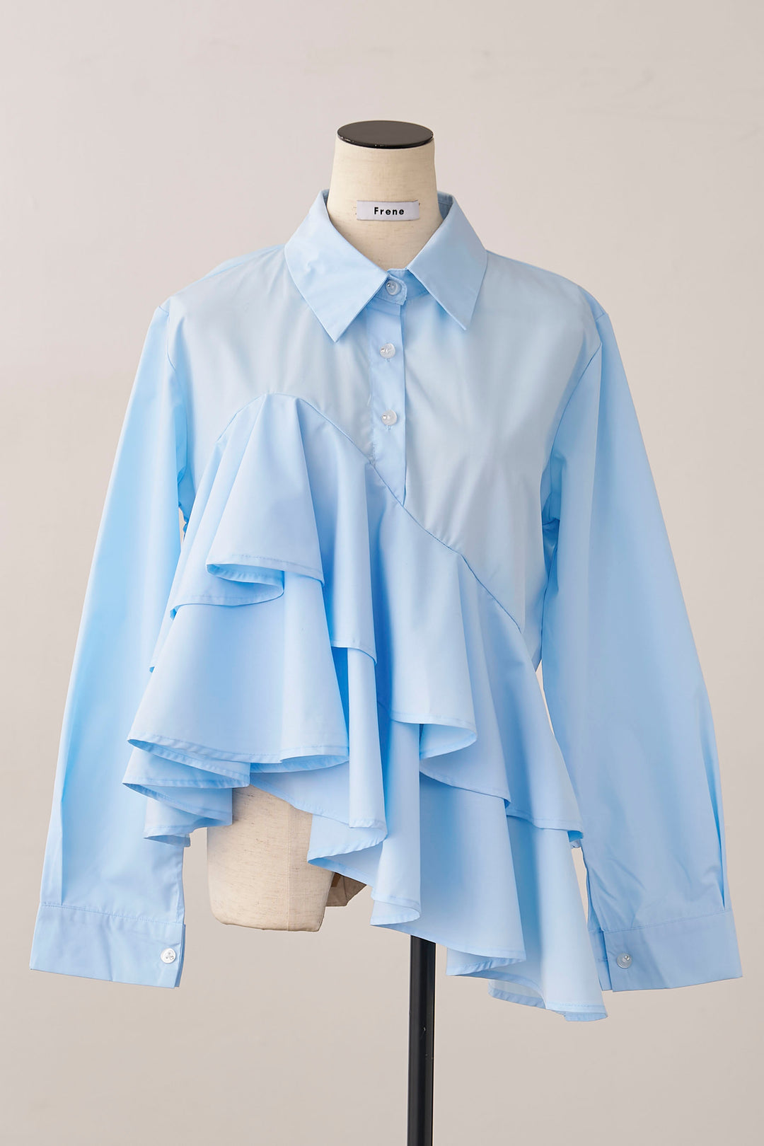 [予約]アシメフリルティアードシャツ