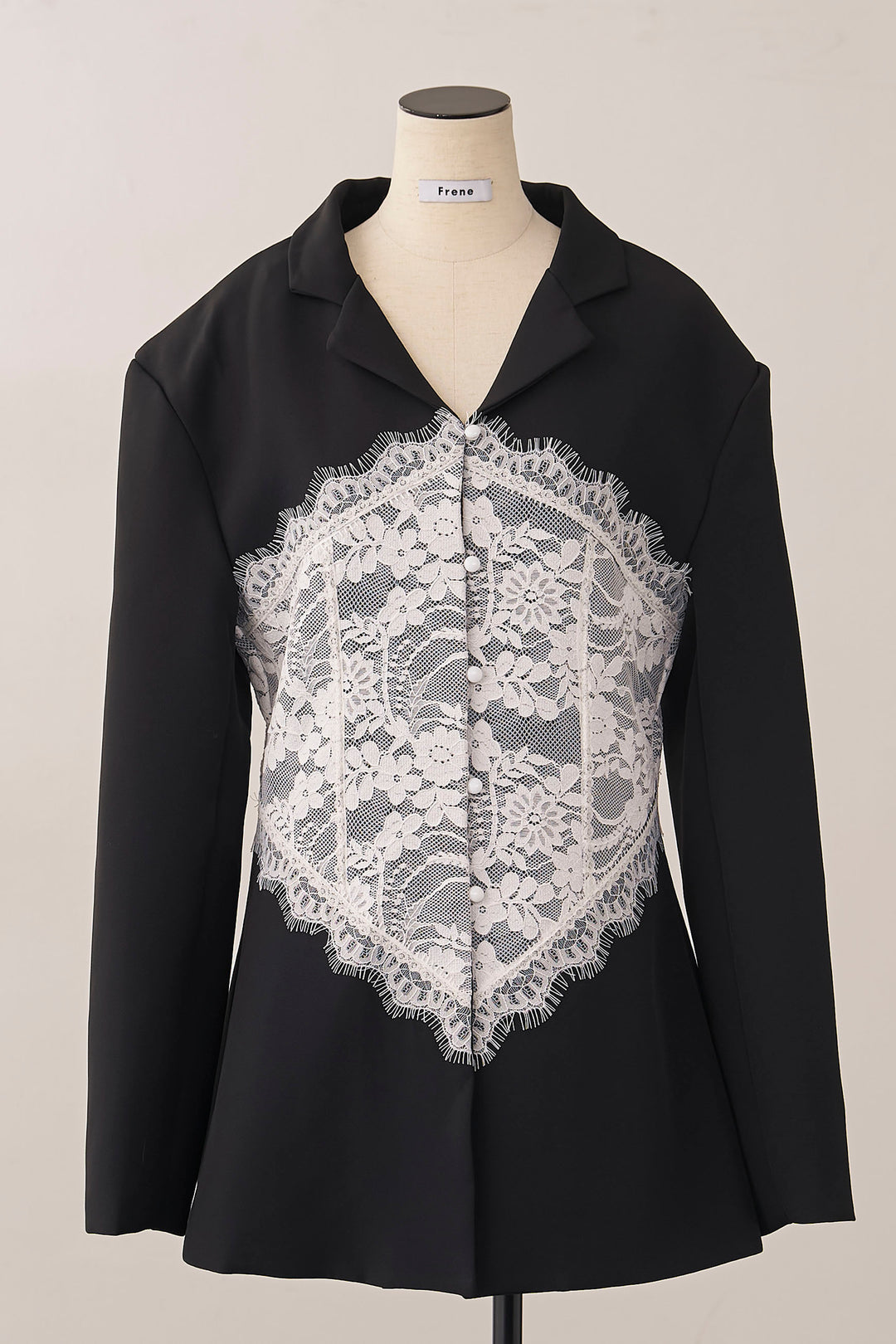 [予約]美ラインウエストレースデザインジャケット