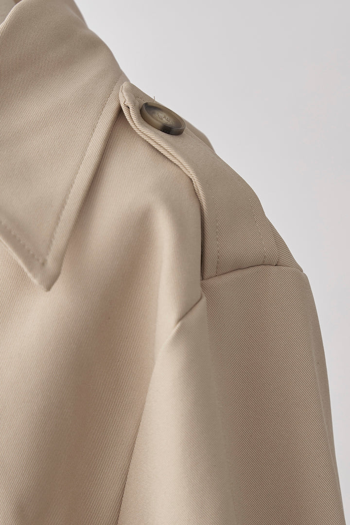 [予約]クラシカルショートトレンチ