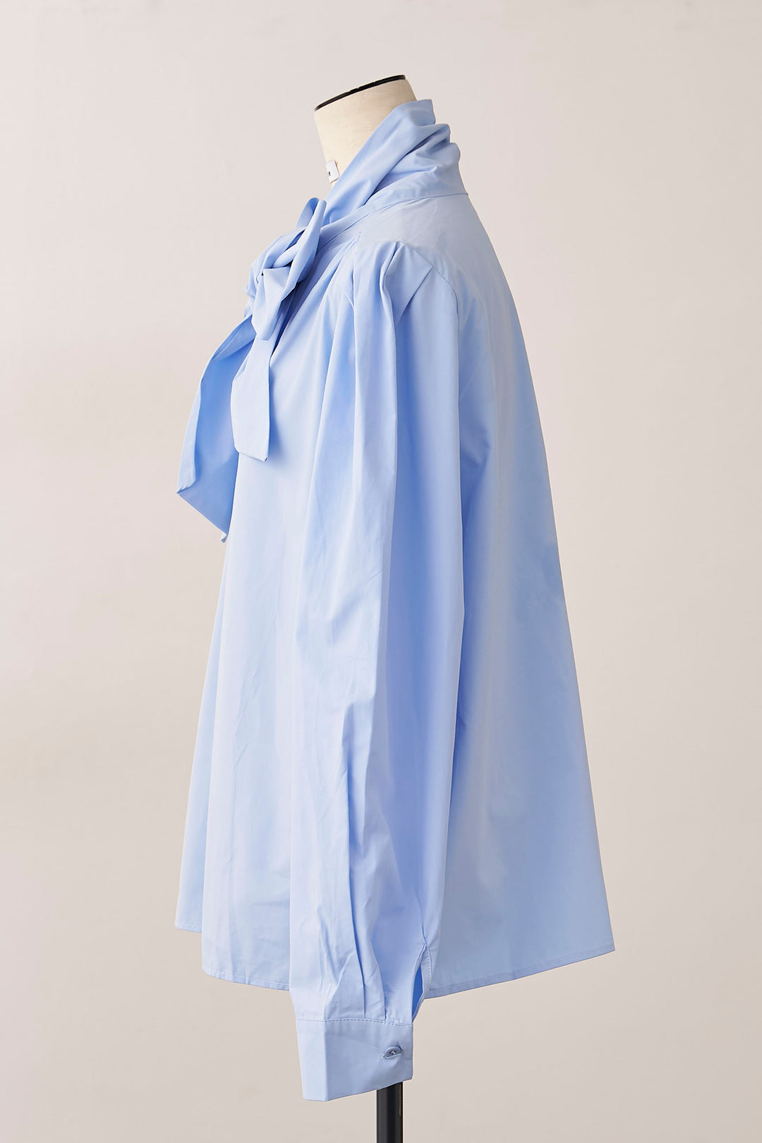 [予約]BIGリボン綿ブラウス