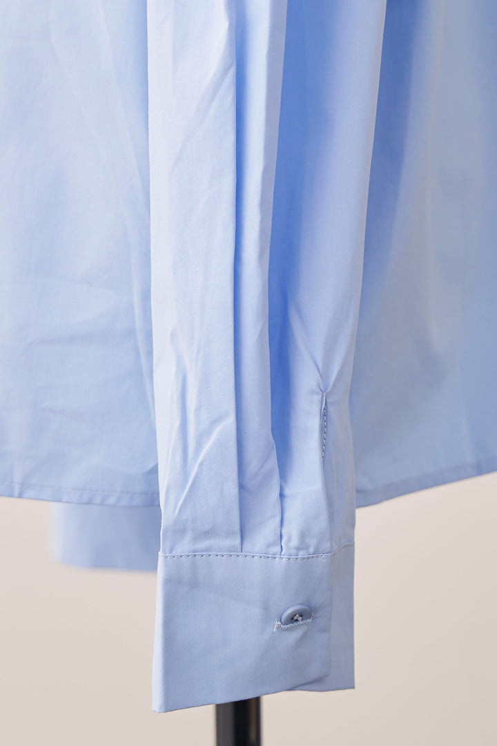 [予約]BIGリボン綿ブラウス