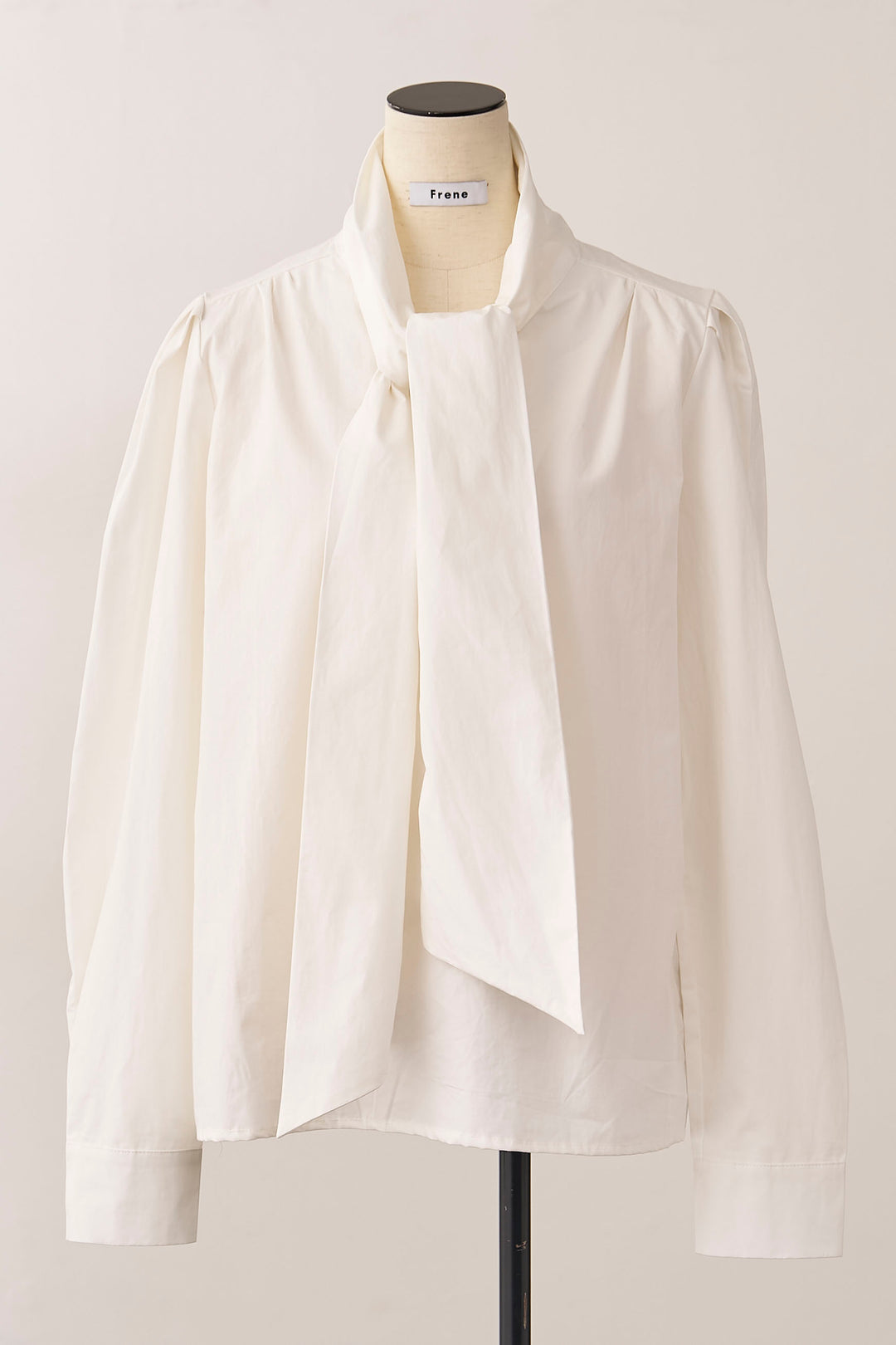 [予約]BIGリボン綿ブラウス