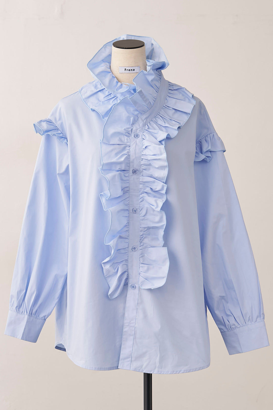 [予約]ブルームカラーフリルブラウス