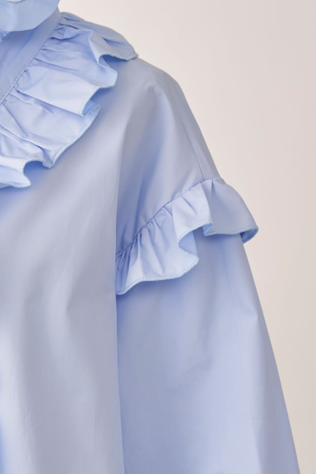 [予約]ブルームカラーフリルブラウス