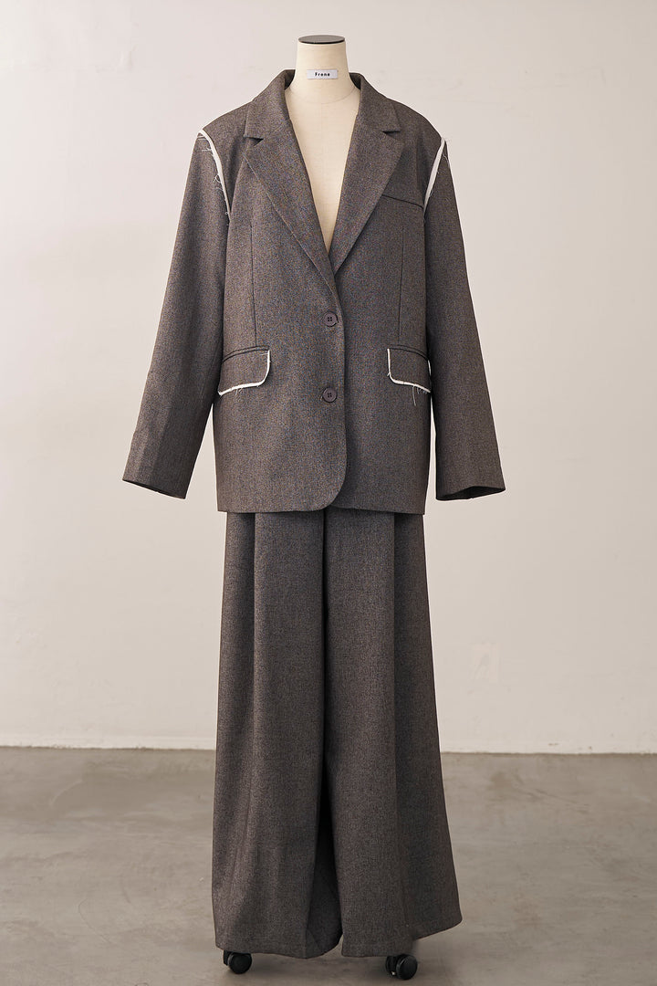 [予約]ライトツイードマニッシュジャケットセットアップ