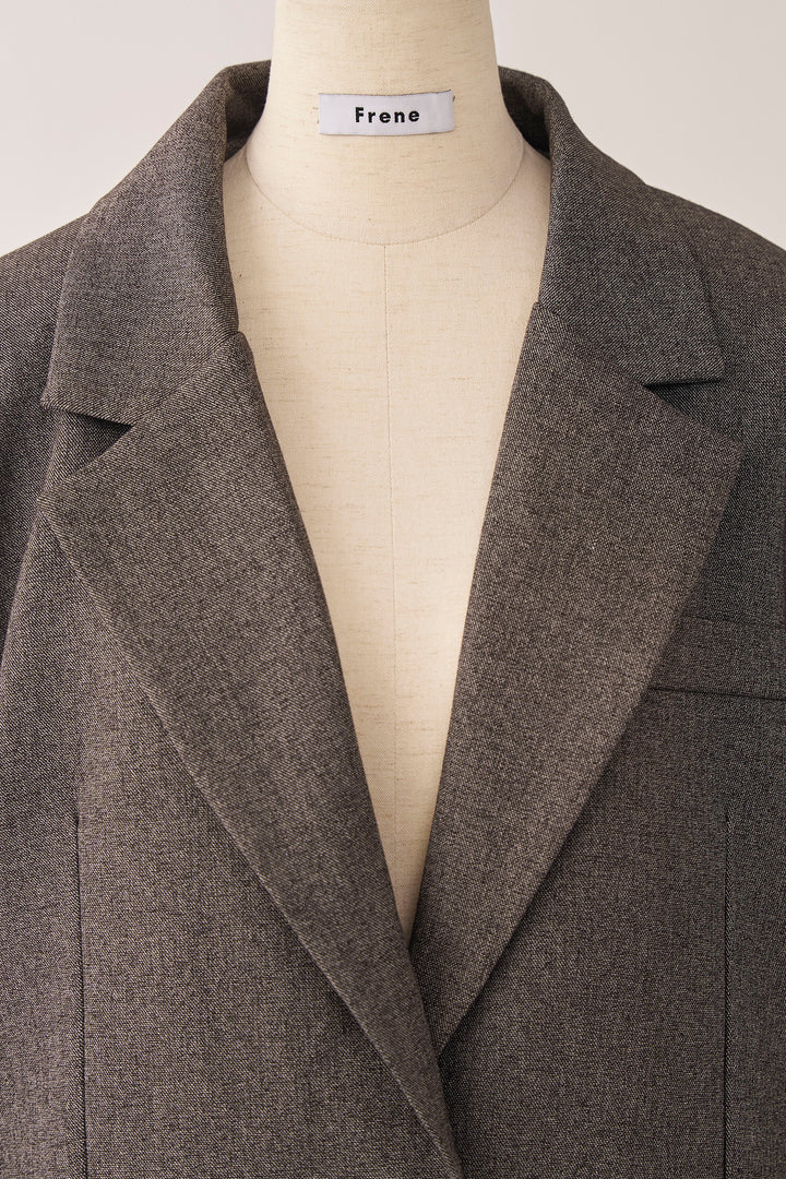 [予約]ライトツイードマニッシュジャケットセットアップ