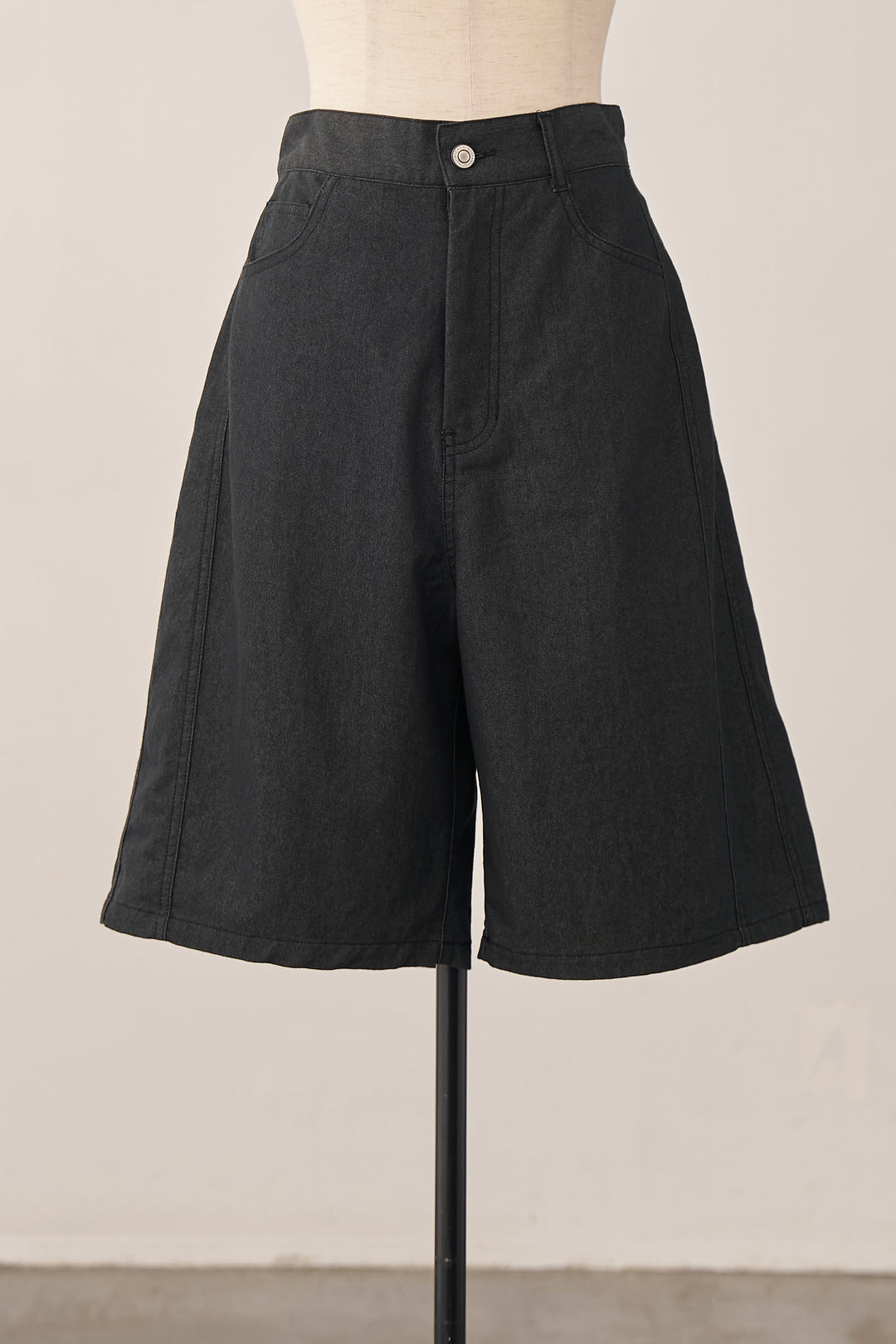 [予約]デニムベーシックハーフパンツ