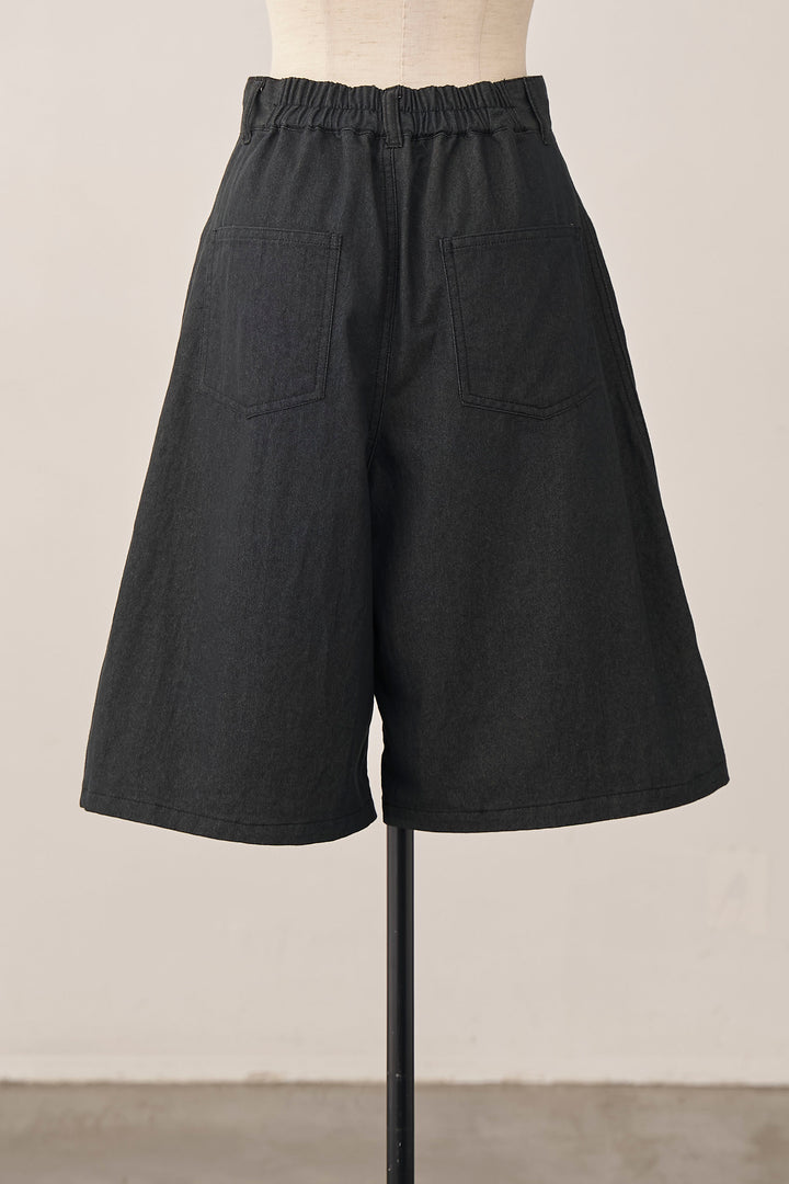 [予約]デニムベーシックハーフパンツ