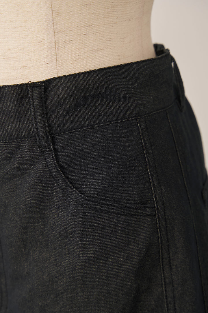 [予約]デニムベーシックハーフパンツ