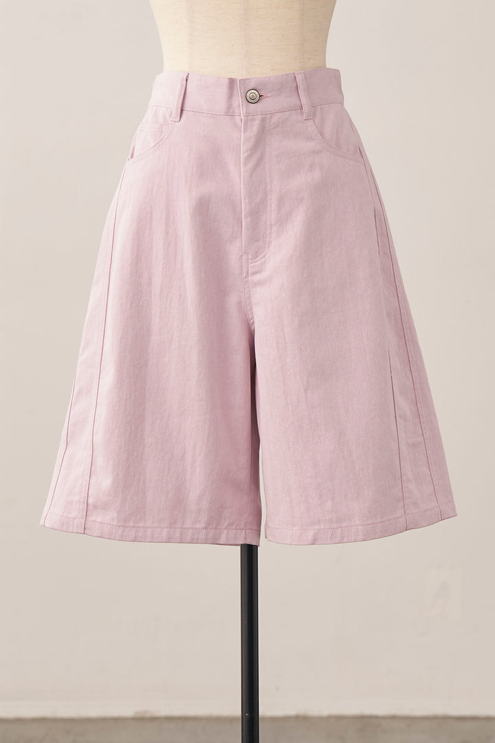 [予約]デニムベーシックハーフパンツ