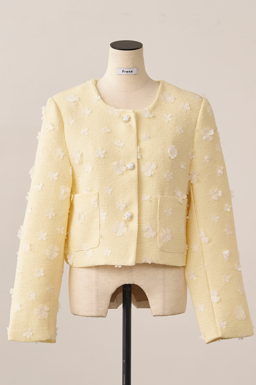 [予約]フラワーモチーフツイードジャケット