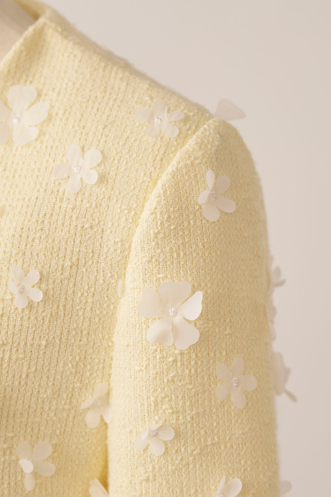 [予約]フラワーモチーフツイードジャケット