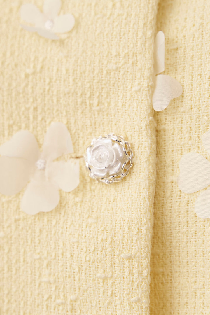 [予約]フラワーモチーフツイードジャケット
