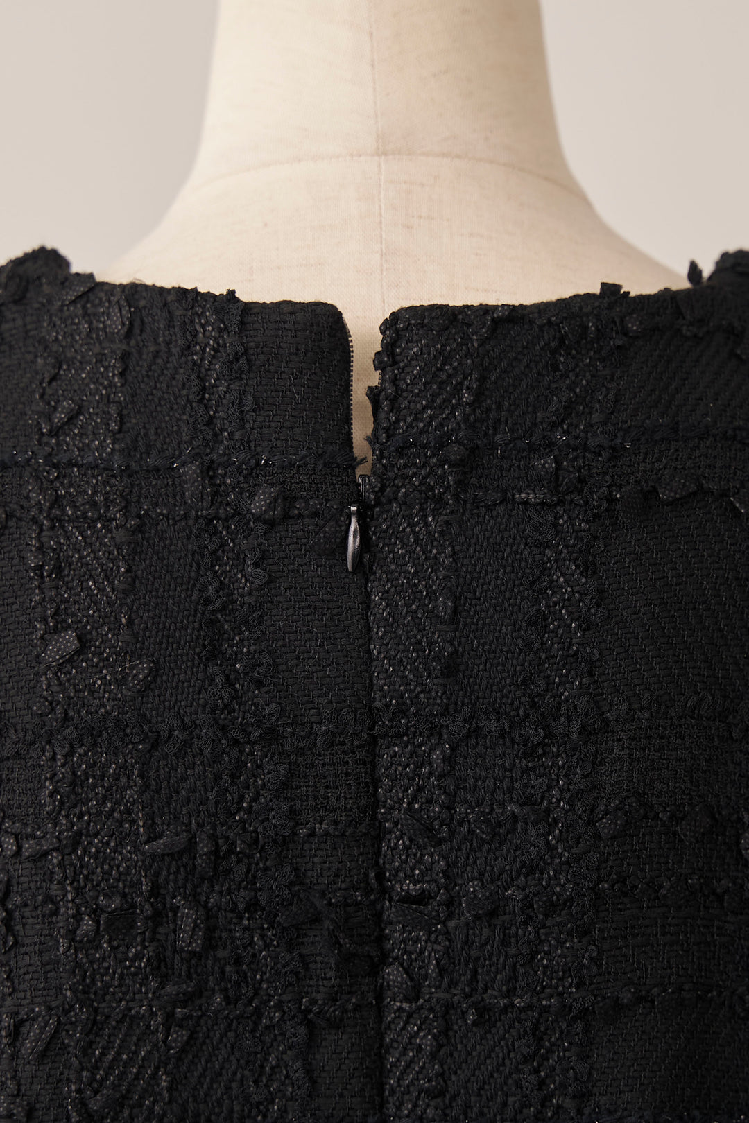 [予約]サマーツイード異素材ドッキングトップス