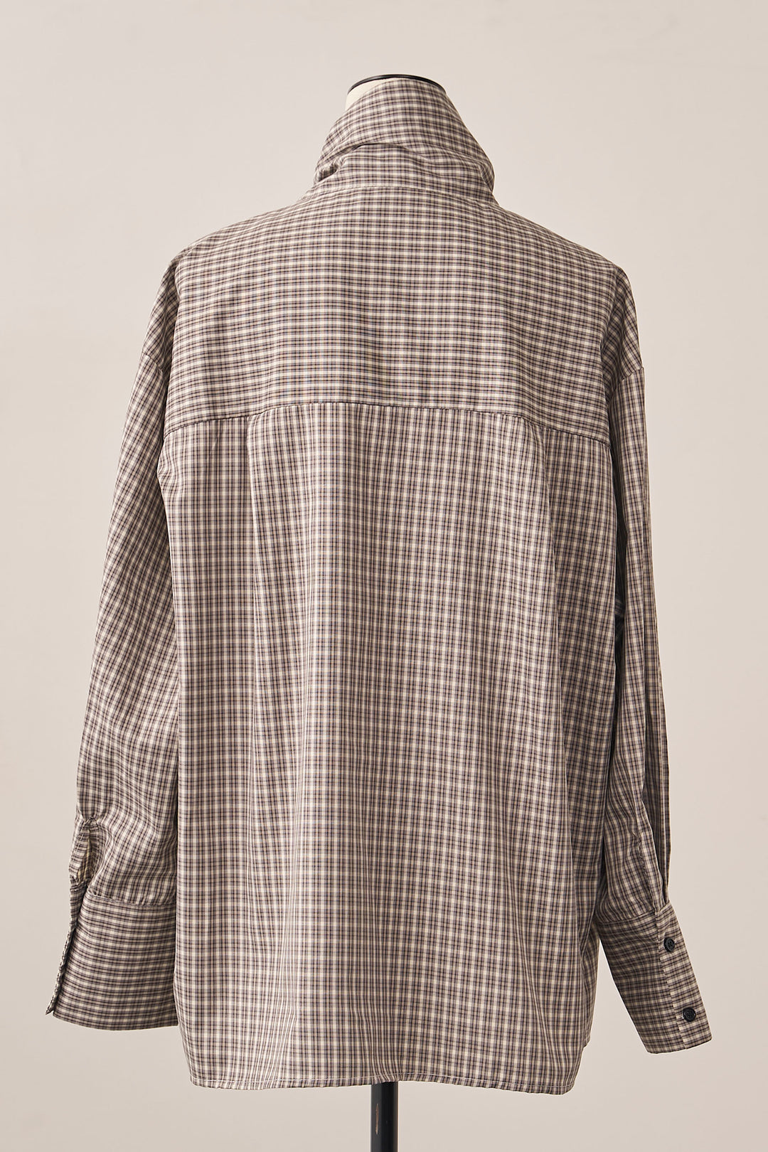 [予約]マルチパターンボウタイアシメシャツ