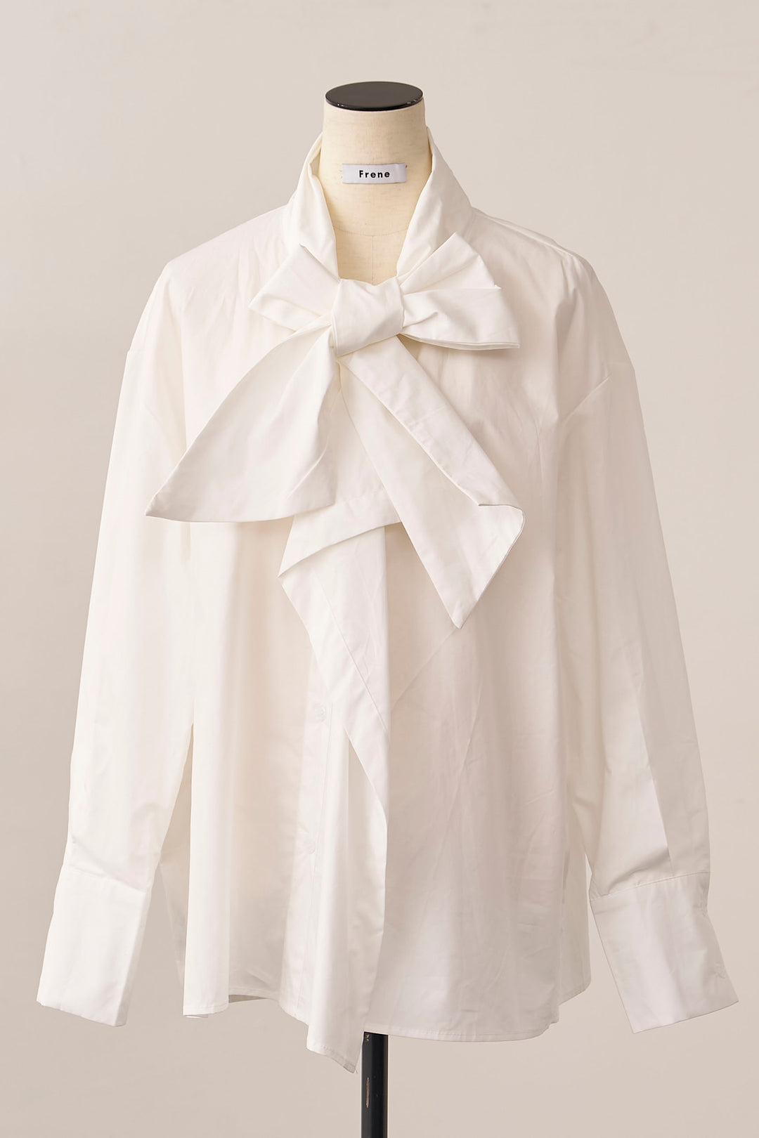 [予約]マルチパターンボウタイアシメシャツ