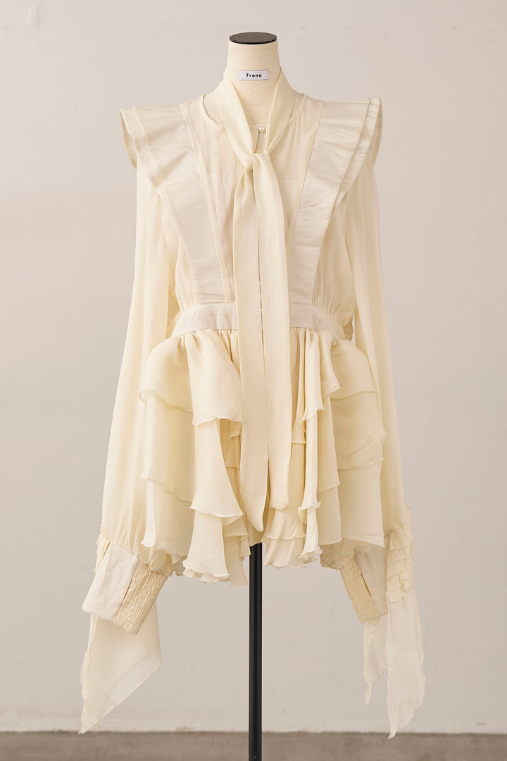 [予約]フロートフリルティアードチュニック