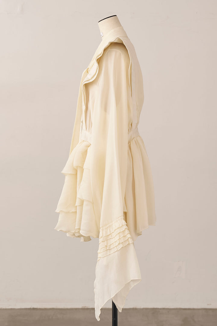 [予約]フロートフリルティアードチュニック