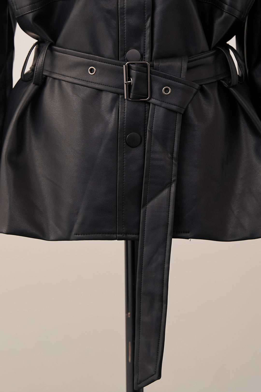 [予約]レザーライクウエストシェイプジャケット