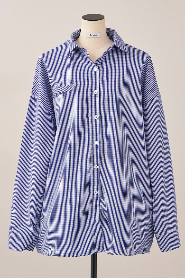 [予約]ギンガムチェックバルーンミニボトムセットアップ