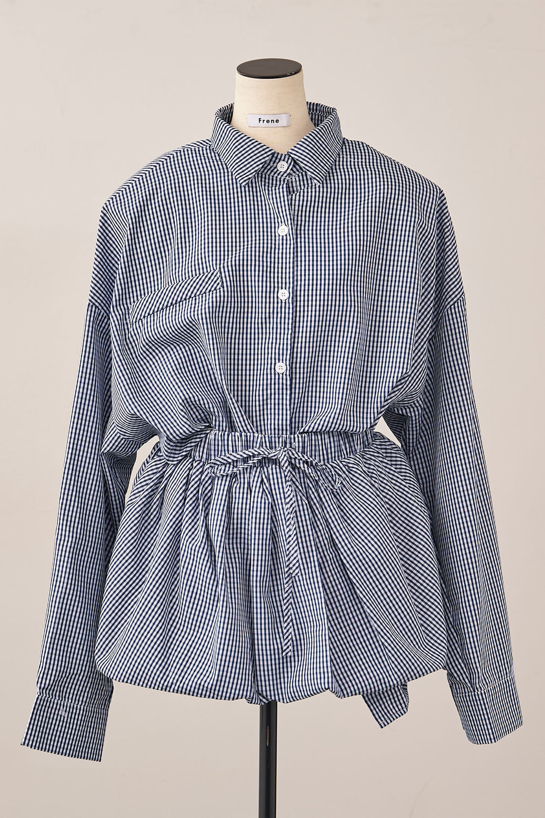 [予約]ギンガムチェックバルーンミニボトムセットアップ